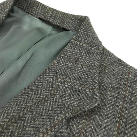 Vintage Haggar Gray Tweed Blazer Sport Coat Sz 40R - Picture 9 of 14